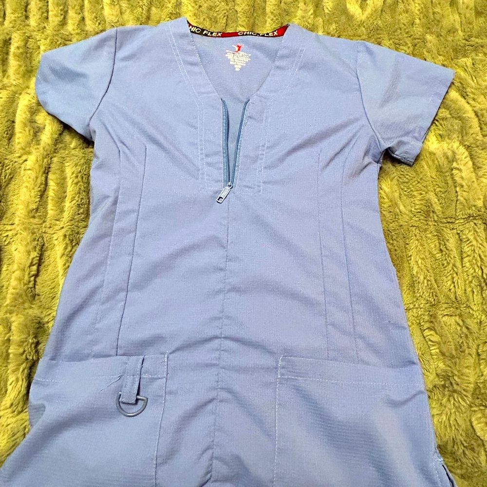 XS WOMENS CHIK FLEX SCRUB TOP